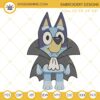 Bluey Dracula Halloween Embroidery Design Files