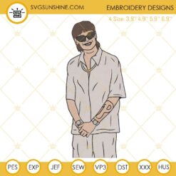 Harry Styles Portrait Embroidery Designs, English Singer Embroidery Files