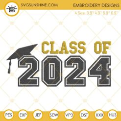 Senior Story 2023 Embroidery Designs, Class Of 2023 Embroidery Files