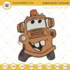 Mater Disney Cars Machine Embroidery Designs, 1951 Truck Cartoon Embroidery Files