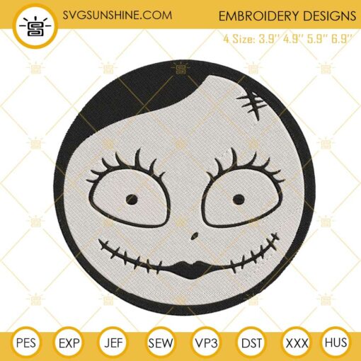 Sally Nightmare Before Christmas Embroidery Designs