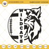Wildcats Football Embroidery Designs Digital Download