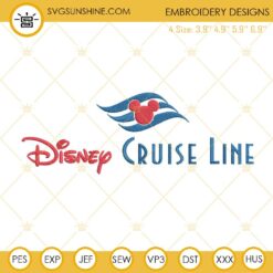 Disney Cruise Line Logo Machine Embroidery Designs