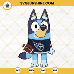 Bluey Tennessee Titans SVG PNG DXF EPS Cricut