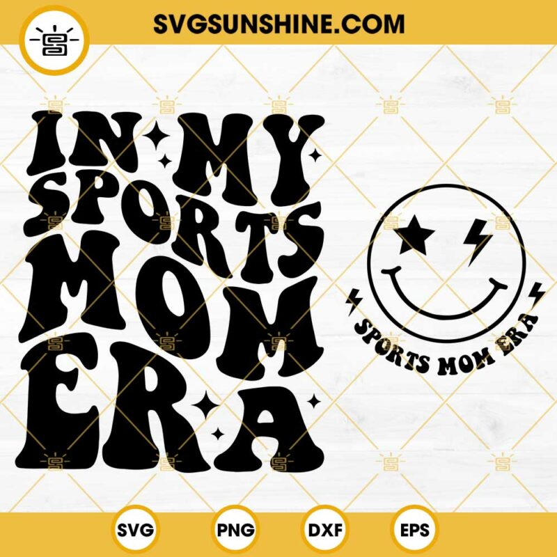 In My Softball Mom Era SVG, Softball Mom SVG, In My Mom Era SVG