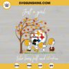 Just A Girl Who Loves Fall And Pittsburgh Steelers Snoopy SVG PNG DXF EPS Files