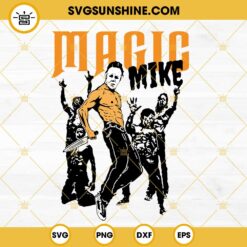 Magic Mike Michael Myers SVG, Michael Horror Movie Dancing SVG, Funny Magic Mike Halloween SVG PNG DXF EPS