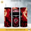 Atlanta Falcons Skull Hat Bandana 20oz Skinny Tumbler Template Design PNG