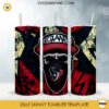 Houston Texans Skull Hat Bandana 20oz Skinny Tumbler Template Design PNG