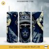 Dallas Cowboys Skull Hat Bandana 20oz Skinny Tumbler Template Design PNG