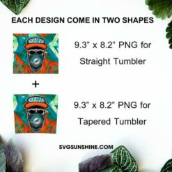 Miami Dolphins Skull Hat Bandana 20oz Skinny Tumbler Template Design PNG