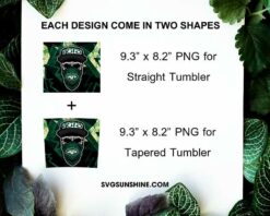 New York Jets Skull Hat Bandana 20oz Skinny Tumbler Template Design PNG