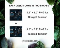 Carolina Panthers Jeep Car 20oz Skinny Tumbler Design Template PNG