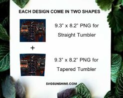 Denver Broncos Jeep Car 20oz Skinny Tumbler Design Template PNG