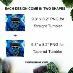 Carolina Panthers Skull Hat Bandana 20oz Skinny Tumbler Template Design PNG