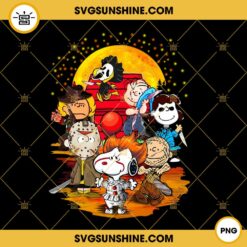 Peanuts Halloween PNG, Peanuts Horror Characters PNG, Snoopy And Friends Halloween PNG