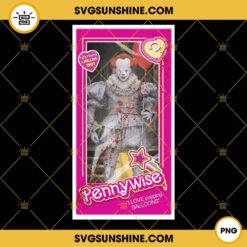 Pennywise PNG, Horror Barbie PNG, Barbie Pennywise PNG Digital Download