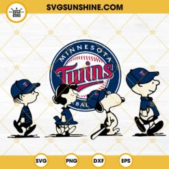 Snoopy Charlie Brown Minnesota Twins SVG PNG DXF EPS Cricut Files