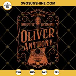 Oliver Anthony SVG, Rich Men North Of Richmond SVG, Country Music SVG