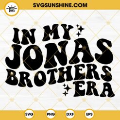 Jonas Brothers SVG PNG DXF EPS Cut Files Vector Clipart Cricut Silhouette