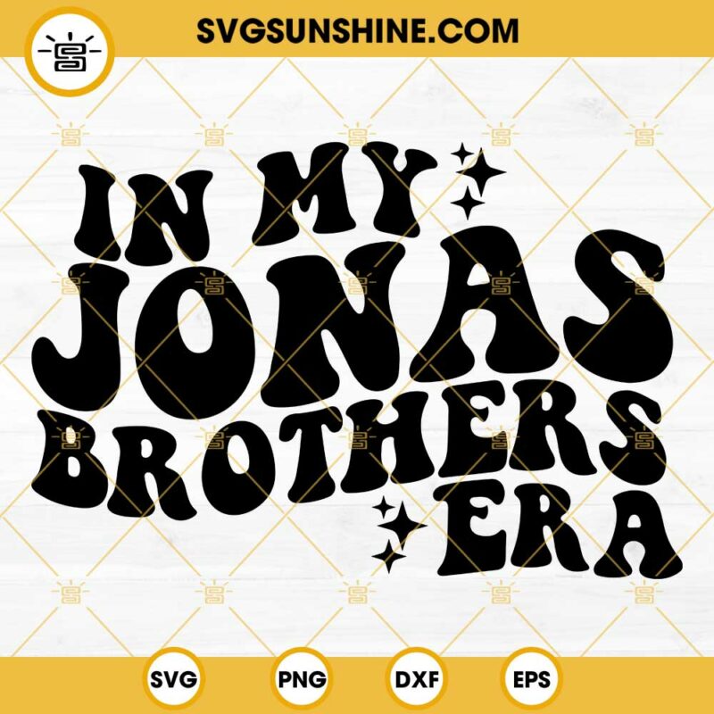 In My Jonas Brothers Era SVG, Jonas Brothers SVG, Five Albums One Night ...