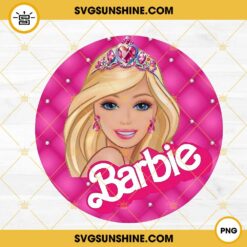 Barbie PNG, Barbie Doll PNG, Pink Girl PNG Digital Download