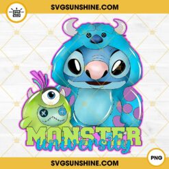 Stitch Monsters University PNG, Mike And Sullivan Stitch PNG
