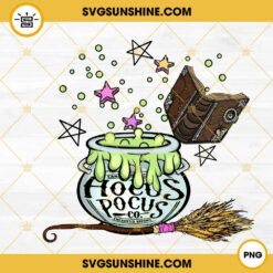 Hocus Pocus Cauldron PNG, Witchcraft PNG, Spell Book PNG, Sanderson Sisters Halloween PNG