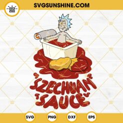Szechuan Sauce Rick SVG, Rick And Morty Food SVG PNG DXF EPS Digital Download