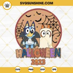 Bluey And Bingo Halloween 2023 SVG, Bluey Spooky Season 2023 SVG PNG DXF EPS Digital Download