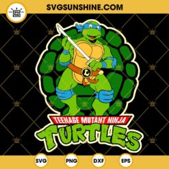 Leonardo Teenage Mutant Ninja Turtles SVG, Blue Ninja Turtle SVG PNG DXF EPS Files