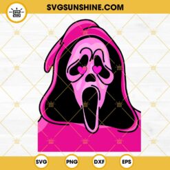 Pink Ghostface SVG, No You Hang Up SVG, Scream SVG, Scary Movie Halloween SVG PNG DXF EPS Digital File