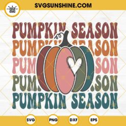 Pumpkin Season SVG, Autumn SVG, Hello Fall SVG PNG DXF EPS Cricut Files