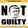Trump Not Guilty Svg, Trump Mug Shot Svg