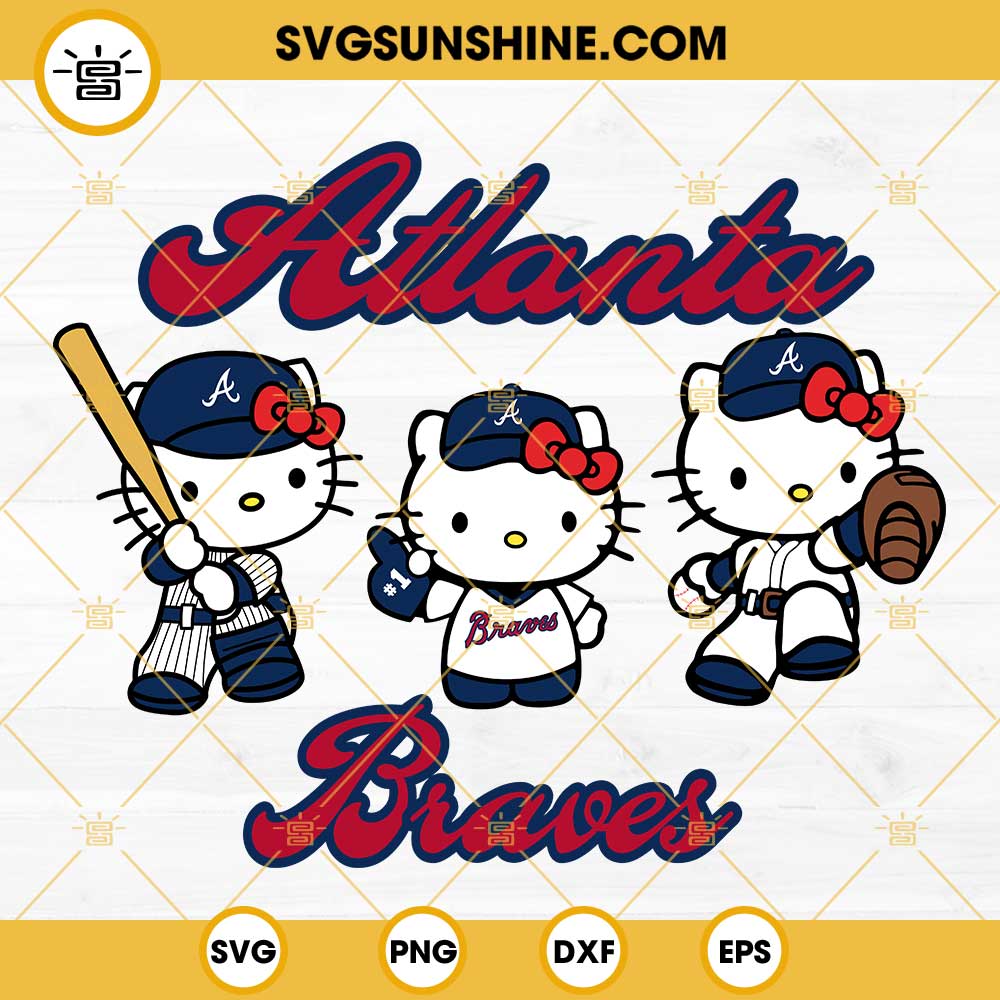 Hello Kitty LA Baseball Dodgers SVG, Hello Kitty Baseball