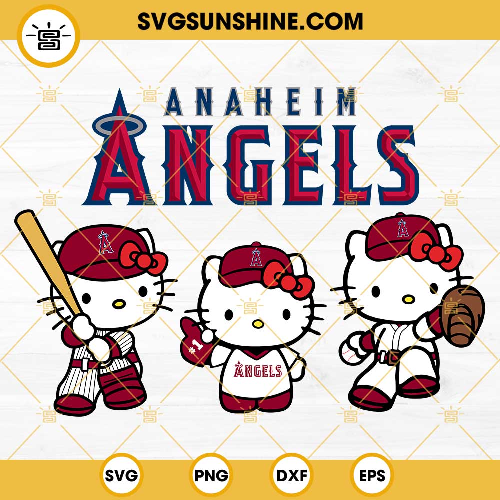 LOS ANGELES ANGELS MLB BUNDLE LOGO SVG, PNG, DXF - Movie Design