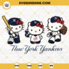Hello Kitty New York Yankees Baseball SVG PNG DXF EPS