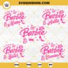 Barbie Family SVG Bundle, Barbie Mama SVG, Barbie Grandma SVG, Barbie Sister SVG, Barbie Auntie SVG