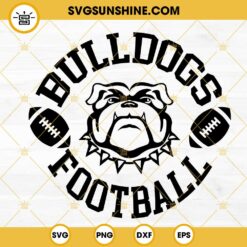 Bulldogs Football Logo SVG, University Of Georgia Football Team SVG PNG DXF EPS Cut Files