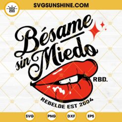 Rebelde SVG, RBD Tour 2023 SVG PNG DXF EPS Digital Download