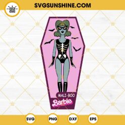 Mali Boo Barbie SVG, Barbie Halloween SVG PNG DXF EPS Files