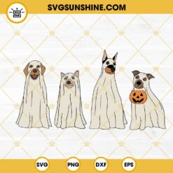 Dog Ghost Halloween SVG, Spooky Dog SVG, Dog Halloween SVG