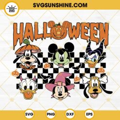 Mickey Mouse And Friends Halloween SVG, Disney Halloween SVG PNG DXF EPS
