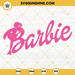 Barbie SVG, Barbie Cricut Silhouette Vector Clipart