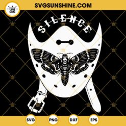 The Silence Of The Lambs SVG, Hannibal SVG, Horror Movie SVG, Killer Halloween SVG PNG EPS DXF Cricut