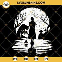 Wednesday Addams Moon SVG, Thing Hand SVG, Wednesday Halloween SVG PNG DXF EPS Cut Files