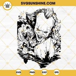 IT Horror Movie SVG, Pennywise SVG, Georgie Denbrough SVG, Halloween SVG PNG EPS DXF Cutting Files