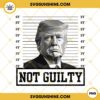 Trump Not Guilty PNG Trump Mug Shot PNG Digital, Trump 2024 PNG