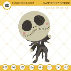 Baby Jack Skellington Embroidery Designs, Nightmare Before Christmas Machine Embroidery Files