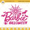 Barbie Halloween Embroidery Designs, Spooky Barbie Embroidery Files